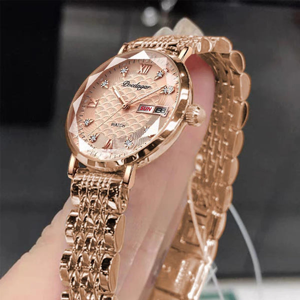 Montre Femme POEDAGAR Acier Lumineuse Étanche