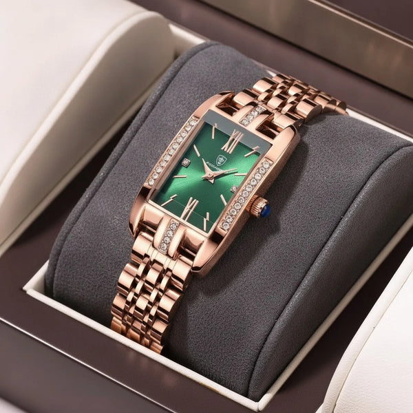 Montre Femme POEDAGAR Diamantée Acier Inoxydable Quartz