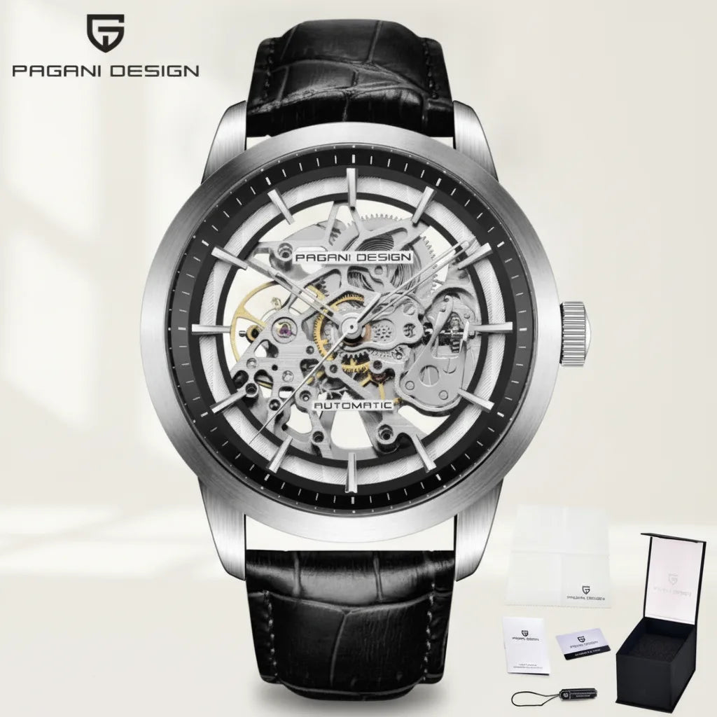 Montre Automatique Luxe Homme Pagani Acier Inoxydable