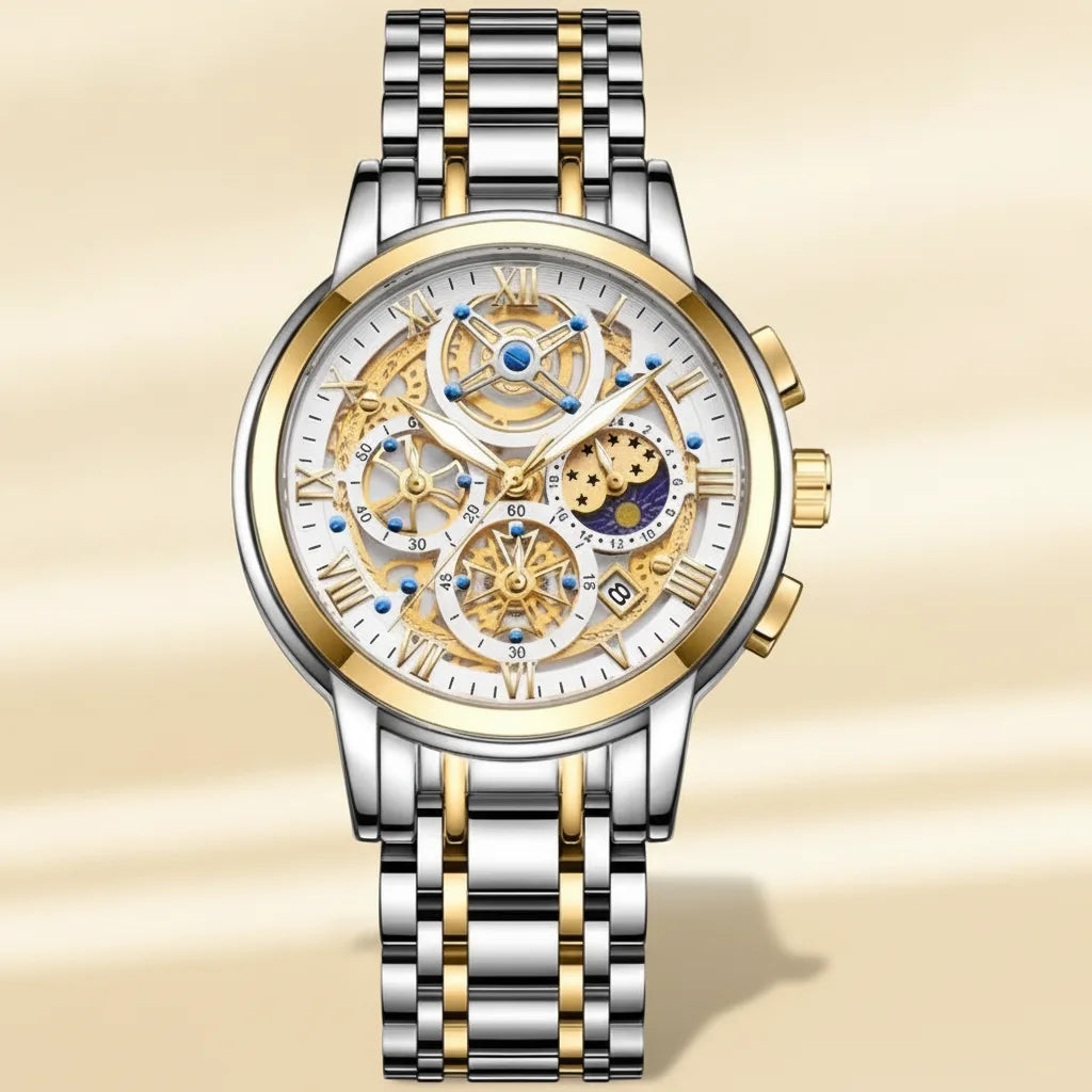 Montre Sport Homme Chronographe Militaire Étanche