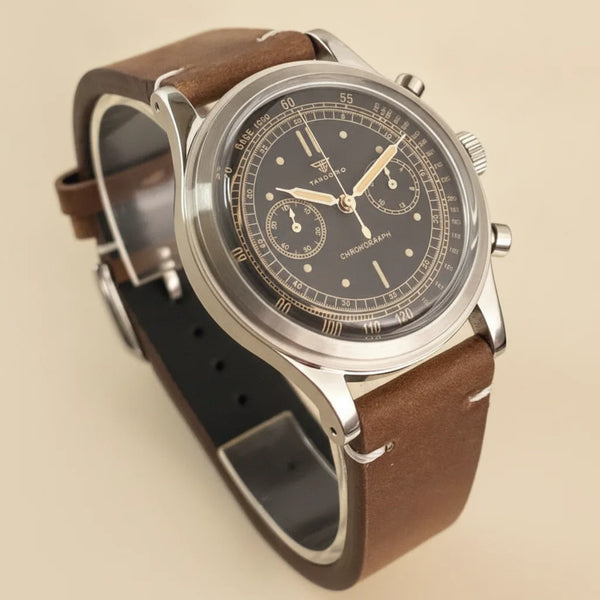 Montre Chronographe Cuir Homme Tandorio