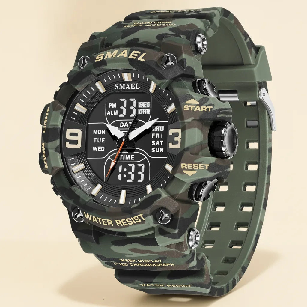 Montre Militaire Sport Homme 8049B Double Affichage